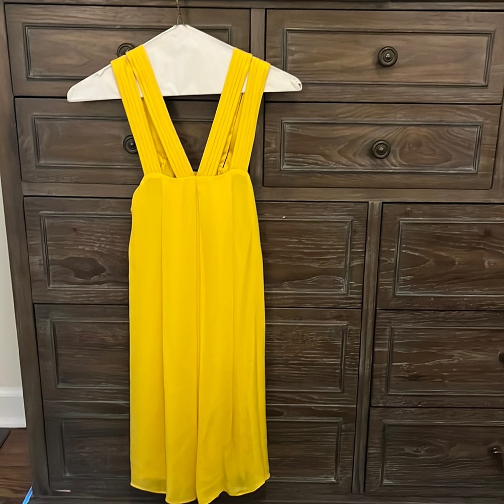 Alice and Olivia yellow dress
